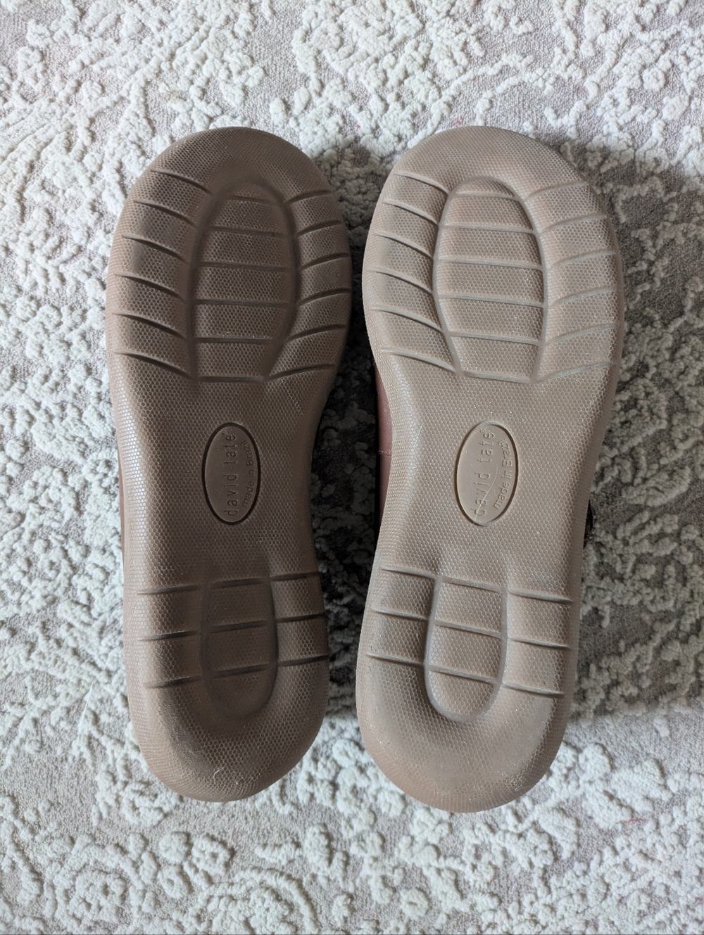 David Tate "Bev" - Women's Mary Jane In Brown/"Luggage" Leather Upper, Size 12 W - Picture 4 of 9